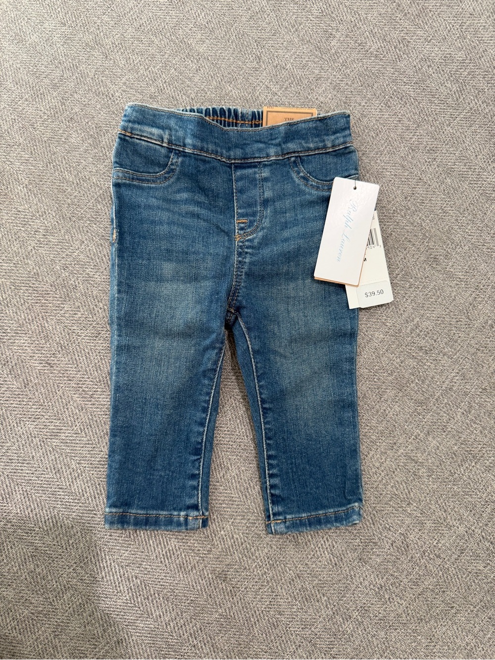 Ralph Lauren Kids Denim Pull-On Jeans - Medium Blue